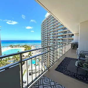 Ilikai Apt 1618 - Spacious 2br 2ba Unit With Stunning Ocean-lagoon View Holiday home Honolulu